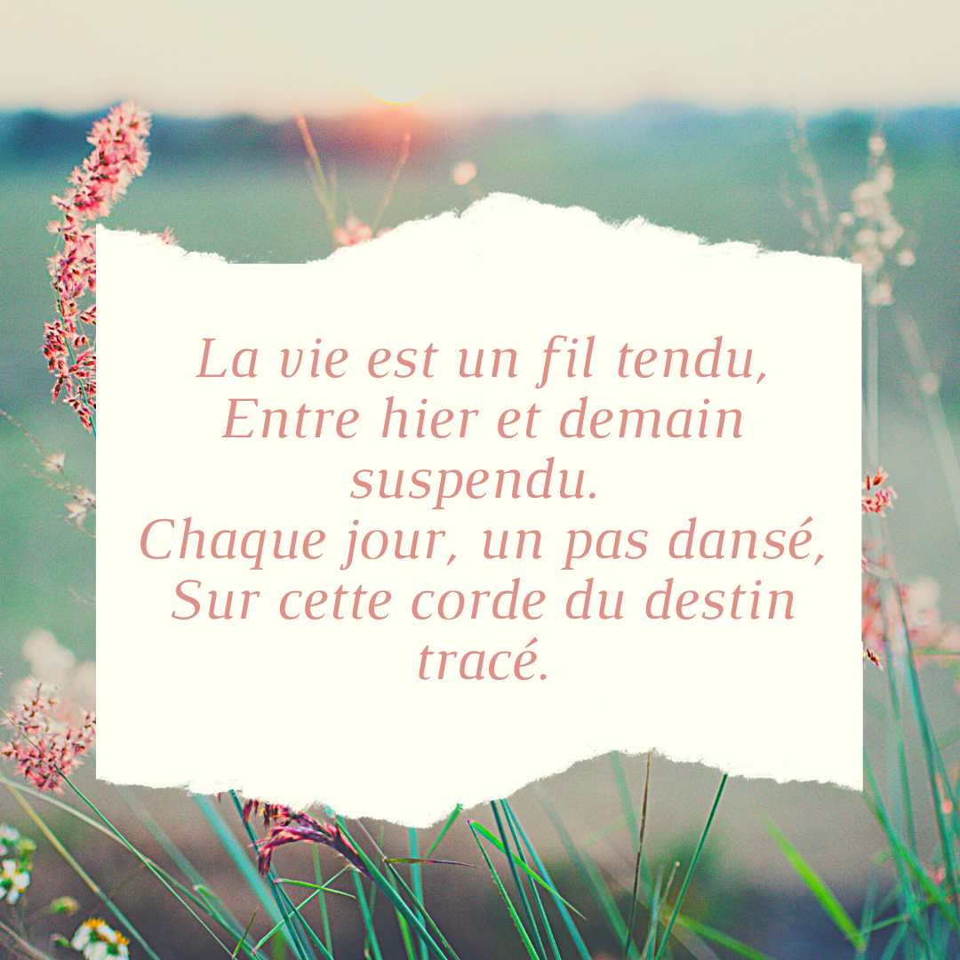 poeme sur la vie