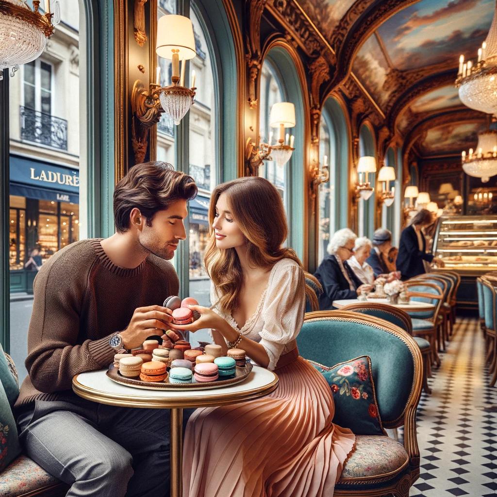 que faire à paris en amoureux manger chez laduree