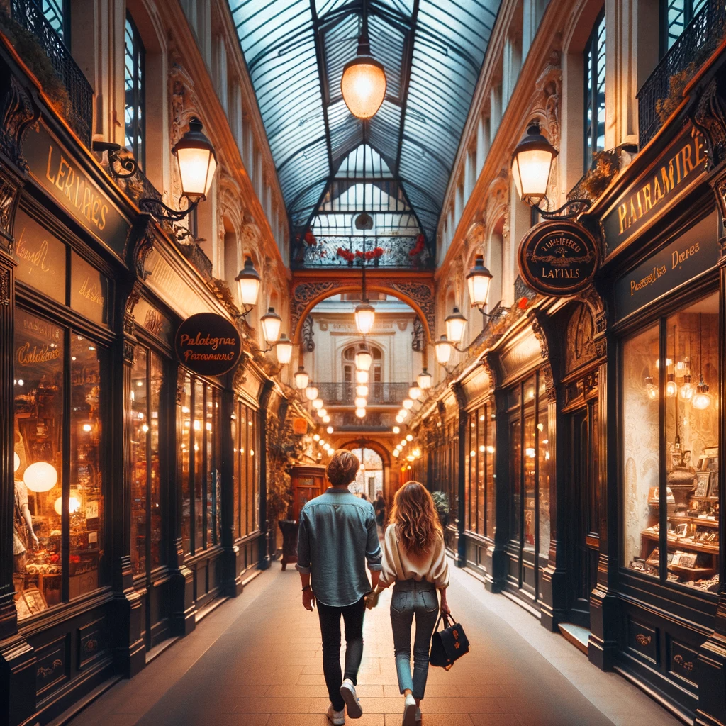 que faire à paris en amoureux visiter passage couvert